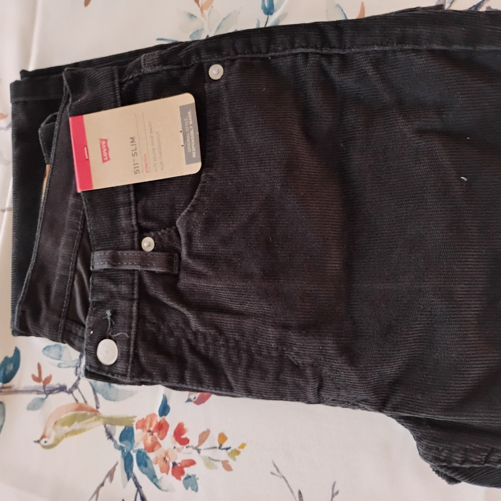 Levi's Black Corduroy Pants